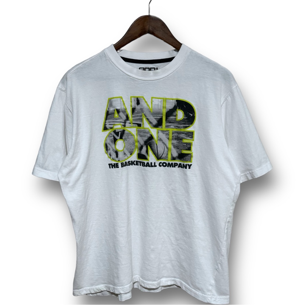 And1 Men's The Basketball Company Graphic T Shirt Size Medium 20 X 26.5